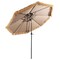 10 Ft Thatched Tiki Patio Umbrella Beach 2 Tier Hawaiian Pool Sun Shade